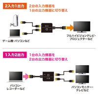 サンワサプライ 8K対応HDMI切替器(2入力・1出力または1入力・2出力) SW-HDR8K21BD 1個
