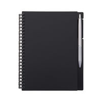 リヒトラブ セルファナオープンリングノートA5 リーフ40枚 N7201-3ボルドーブラック 1セット（1冊×5）