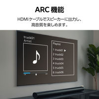 エレコム HDMIケーブル/Premium/スタンダード/1.0m/ブラック DH-HDPS14E10BK2 1個