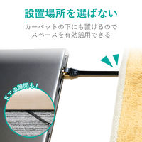 LANケーブル CAT7 爪折れ防止 フラット 2m ブラック ECLD-TWSFT/BK2 エレコム 1個