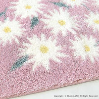 オカ 乾度良好ピュアデイジー バスマット 抗菌防臭 吸水 速乾 45×60 ピンク 65898 1枚（直送品）