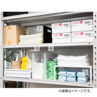 リヒトラブ 机上台 幅390mm ロータイプ マットブラック A7330-124 1セット（1台×5）