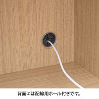 【軒先渡し】マルチワーク　木製システム収納　両開き2段　下置専用　幅795×奥行395×高さ820ｍｍ　本棚　収納棚　ナチュラルウッド1  オリジナル（直送品）