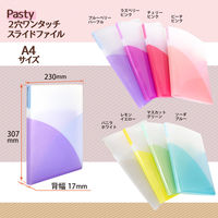 プラス Pasty2穴ワンタッチスライドF BP 98853 1冊