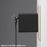 USB Type-Cケーブル 1.8m コネクタ540°回転 PD100W 1本 サンワサプライ