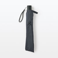 無印良品 晴雨兼用 2通りにたためる 折りたたみ傘 親骨の長さ55cm 6本骨 ネイビー 良品計画