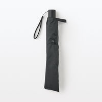 無印良品 晴雨兼用 2通りにたためる 折りたたみ傘 親骨の長さ55cm 6本骨 黒 良品計画