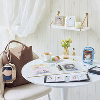 リヒトラブ myfa 推し活 ぬいぐるみポーチ デコレーションボックスポーチ コーラルレッド A3306-3 1個（直送品）