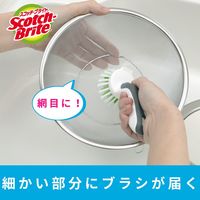 スリーエム（3M）スコッチブライト キッチン用ハンディブラシ 抗菌 ざる おろし金 スライサー K-505J（1本入）