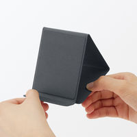 無印良品 折りたためるスマホスタンド 約幅72×奥行93×高さ8mm ダークグレー 良品計画
