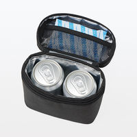 無印良品 保冷バッグ S 黒 約14×15×8cm 良品計画