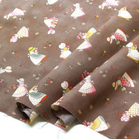 スーちゃんコレクション Sunbonnet Sue プリント生地 ピンク 巾約110cm×2mカット NCM22000-1B-2M（直送品）