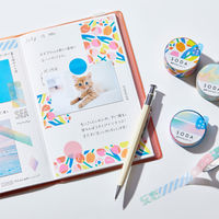 キングジム 透明マスキングテープ SODA（ソーダ）チューリップ 幅20mm CMTG20-002 1個