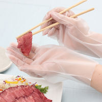 宇都宮製作 プロプラス バイオマス ポリ手袋（クリア） S LPE0141SE-TBS 1箱（100枚入）