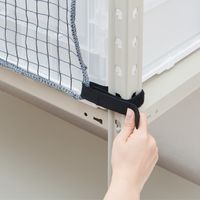 【転倒防止】 キングジム 収納棚につける落下防止ネット1800 RN1800 1個