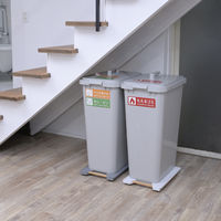 山善(YAMAZEN)　連結できる平台車 超薄型 ハンドル付き スレスレキャリー ホワイト　YSS-38(WH)　1台