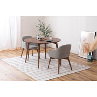 東谷 ROOM ESSENCE カラメリ チェア グレー KRM-010GYB 1脚（直送品）