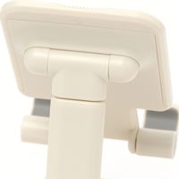 【LAKOLE/ラコレ】 折りたたみスマホスタンド アイボリー