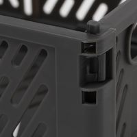 デスクコンテナ（S） チャコール 1セット（1個×2） LAKOLE/ラコレ