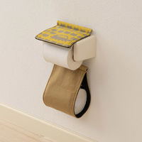 センコー となりのトトロ ネコバスニット ペーパーホルダーカバー イエロー TOB231012 1枚（直送品）