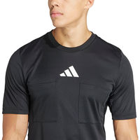 adidas(アディダス) サッカー プラクティスシャツ レフェリー 24 半袖ジャージー J/M ブラック IFC13 1セット（1枚）（直送品）