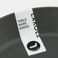 スプラッシュ柄プレート（S） チャコール LAKOLE/ラコレ
