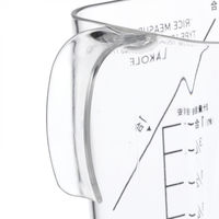 お米計量カップ（2合） クリア 1セット（1個×2） LAKOLE/ラコレ