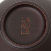【LAKOLE/ラコレ】 ウッド大和汁椀（ダークブラウン） 1セット（2個）