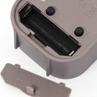 ミニスクエア置き時計 チャコール LAKOLE/ラコレ