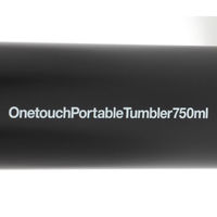 ワンタッチポータブルタンブラー（770ml） ブラック LAKOLE/ラコレ