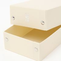 デスクペンボックス アイボリー 1セット（1個×6） LAKOLE/ラコレ