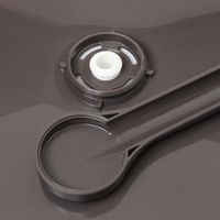 【LAKOLE/ラコレ】 水切りバスケット チャコール