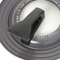 スタンドフライパンカバー（16～20cm）チャコール LAKOLE/ラコレ