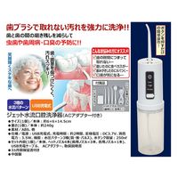【口腔洗浄器】 ファミリー・ライフ ジェット水流口腔洗浄器 ACアダプター付き a31518 1個