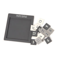 ウッド数字パズル グレー LAKOLE/ラコレ