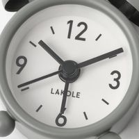 【LAKOLE/ラコレ】 ニュアンスプチアラームクロック グレー