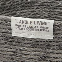 トライカラーバスケット（S） ダークグレー LAKOLE/ラコレ