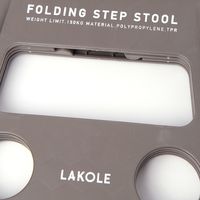 【LAKOLE/ラコレ】 ステップスツール（32cm） チャコール