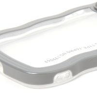 ウェーブデザインiPhoneケースiPhone14Pro ブルー LAKOLE/ラコレ