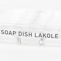 水切れソープトレー チャコール LAKOLE/ラコレ