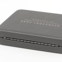 ハード小物ケース（仕切り） チャコール LAKOLE/ラコレ