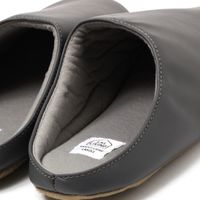 フェイクレザースリッパ ブラック LAKOLE/ラコレ