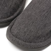 刺繍ロゴスリッパ チャコール 1セット（2足） LAKOLE/ラコレ