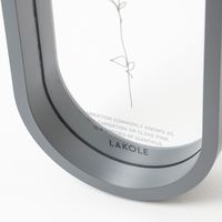 オーバルフッキングフレーム チャコール LAKOLE/ラコレ