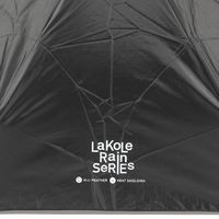 【LAKOLE/ラコレ】 晴雨&遮熱折り畳み傘 ブラック