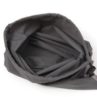 【LAKOLE/ラコレ】 （SPA&TRAVEL）巾着（L） チャコール 1セット（2個）