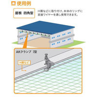 浅野金属 AKクランプSH-1型 AK16320 1セット(10個)（直送品）