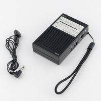 ナカバヤシ ポケットラジオ 単4 ブラック RD-04BK 1個