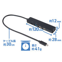 ナカバヤシ Type-C ドッキングステーション 4K対応 UDS-2K01P 1個