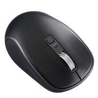 ナカバヤシ Bluetooth静音5ボタンBlueLEDマウス/ブラック MUS-BKF217BK 1個